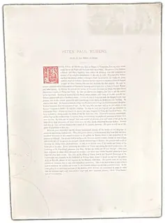 Peter Paul Rubens Jesus At The House Of Simon Antique Art Book Plate Print Sheet