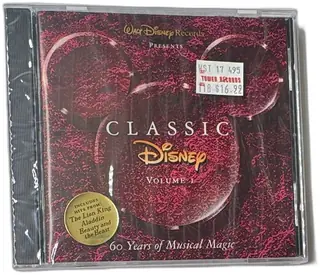Classic Disney Volume 1 CD 60 Years Of Musical Magic Walt Disney Records 1995