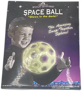 1994 DaMert Star Shines Space Ball Glow In The Dark Snap Together Sphere Kit