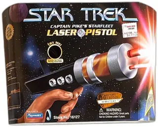 Star Trek Captain Pike Starfleet Laser Pistol Playmates 1997 Collectors Series