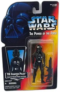 Star Wars Power of the Force TIE Fighter Pilot Action Figure Kenner 1995 MOC