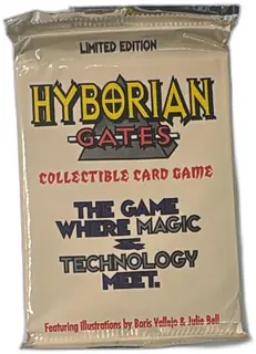 Hyborian Gates CCG Booster Pack 1995 Limited Edition Unopened Cardz
