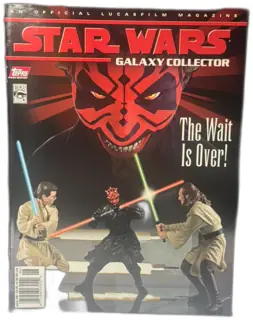 Star Wars Galaxy Collector Magazine Issue #6 May 1999 Darth Maul Topps