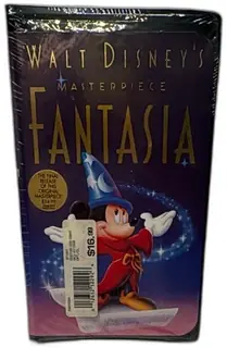 Walt Disney Masterpiece Fantasia VHS Sealed 1991 Home Video Mickey Sorcerer