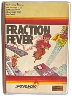 Fraction Fever Cartridge Spinnaker 1983 Commodore 64 Complete Vintage Game