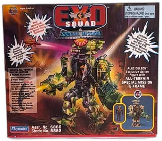 ExoSquad Special Mission Alec DeLeon All-Terrain E-Frame Action Figure 1995