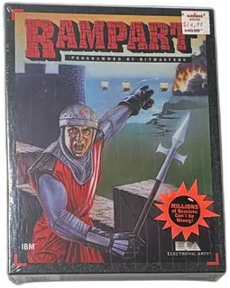 Rampart IBM PC 5.25 Inch Disk New Sealed 1992 Electronic Arts Big Box