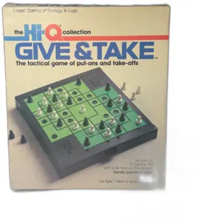 1984 Hi-Q Collection Give & Take Board Game by Ideal Complete w/ Box