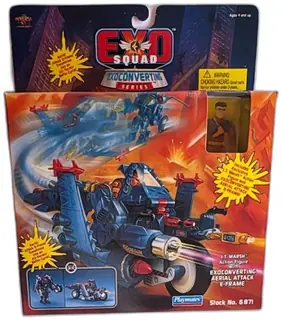 Exosquad 1995 J.T. Marsh Exoconverting Aerial Attack E-Frame New Sealed Box