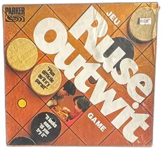 Parker Ruse Outwit Vintage Board Game 1970s Bilingual Strategy Complete