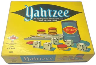 1973 Yahtzee Board Game Complete E.S. Lowe Milton Bradley Vintage USA E950