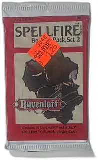 Spellfire Ravenloft Booster Pack Set 2 First Edition Sealed 15 Cards TSR