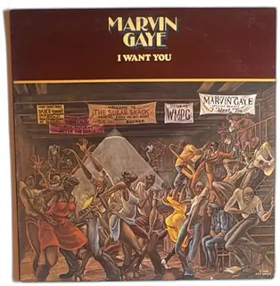 Marvin Gaye I Want You Original 1976 Tamla Motown Vinyl LP Album Sugar Shack Art