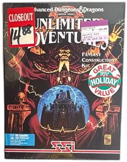 Advanced Dungeons And Dragons Unlimited Adventures PC Big Box 1993 SSI Sealed