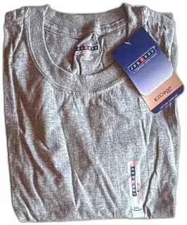 Jerzees Russell Corp Men XXL Gray Crew Neck T Shirt EZClean Tag New Cotton Blend