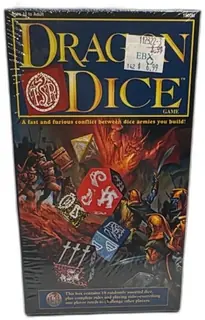 TSR Dragon Dice Game 1995 Factory Sealed Box Fantasy Dice Battle Set