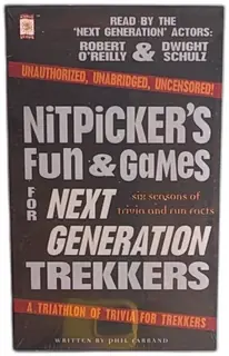 Nitpicker's Fun And Games Star Trek Next Generation Audio Cassette 1995