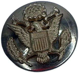 Amcraft US Army Great Seal Brass Metal Uniform Hat Insignia Badge Screw Back 1 Inch