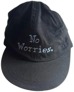 Another No Worries SQR Black Adjustable Baseball Cap One Size Fits All Bangladesh