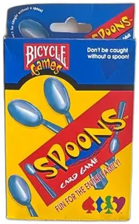 Bicycle Spoons Card Game 1999 Family Party Game 80 Cards Complete
