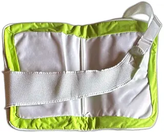 Mad Catz Wii Fit Travel Storage Bag Pad Cover White Green Padded Shoulder Strap