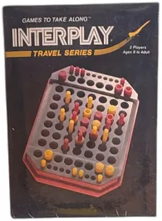 Interplay Travel Series Pocket Board Game 1986 Shoptaugh Games Complete Vintage