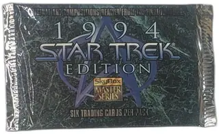 1994 Star Trek Master Series SkyBox Edition Sealed Trading Card Pack