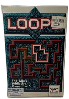 Loopz PC Big Box 1990 Mindscape IBM Tandy Complete Vintage DOS Game