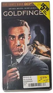 James Bond Goldfinger VHS MGM UA Home Video Sealed Sean Connery 1995