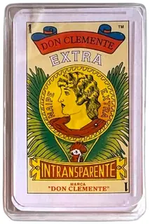 Don Clemente Loteria Mexican Bingo Deck In Plastic Case Classic Vintage Style