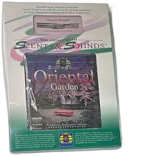 Relaxing With Scents And Sounds Oriental Garden CD Ylang Ylang Oil 1998 New