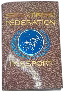 Star Trek Federation Passport 1996 Pocket Books Paramount Collectible Sci-Fi Item