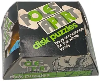 1974 Poles Apart Disk Puzzle Game By Gordon Bros Complete Vintage Family Toy