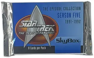Star Trek TNG SkyBox Season 5 Episode Collection Trading Card Pack 1995 Sealed