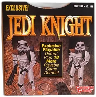 Jedi Knight Exclusive Playable Demo CD Dec 1997 Computer Gaming World No 161