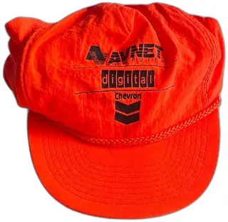 Avnet Computer Digital Chevron Orange Mohr’s Adjustable Vintage Promo Hat