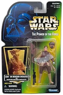 Star Wars Power Of The Force Leia In Boushh Disguise Kenner 1997 Sealed Figure