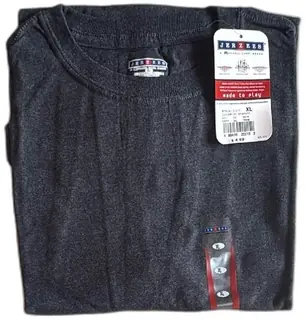 Jerzees Men’s T Shirt XL Black Heather 50 Cotton 50 Polyester New With Tags