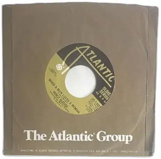 Percy Sledge When A Man Loves A Woman Cover Me Atlantic Oldies Series 45 RPM Vinyl