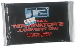 Terminator 2 Judgment Day 1991 Impel Trading Card Pack Sealed 12 Movie Cards
