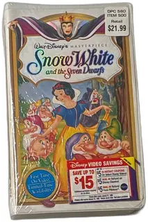 Walt Disney Masterpiece Snow White And The Seven Dwarfs VHS Sealed 1994 Promo
