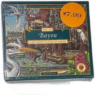 Nature Company Audio Library CD Bayou Vol III Last Great Places 1992 Sealed