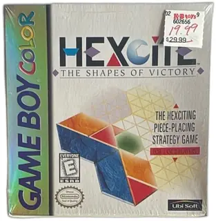 Hexcite The Shapes Of Victory Sealed Game Boy Color 1999 Ubi Soft Strategy Puz