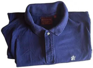 Chaps Ralph Lauren Navy Blue Polo Shirt XL 100 Percent Cotton Vintage Singapore