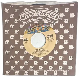 Donna Summer Last Dance With Your Love 7 Inch 45 RPM Casablanca NB 926 1978 VG