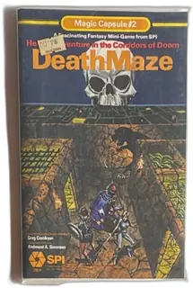 SPI DeathMaze Magic Capsule 2 1979 Fantasy Board Game Complete Vintage