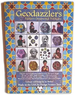 Geodazzlers Eighteen Ornamental Polyhedra Islamic Designs Kit Design Science Toys New