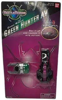 1996 Bandai Saban Beetleborgs Dash Racer Green Hunter AV Sealed New Vintage