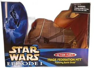 Star Wars Action Fleet Trade Federation MTT Episode I Battle Droid 1999 NIB