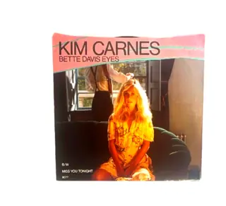 Kim Carnes Bette Davis Eyes 1981 45 RPM Vinyl Single With Picture Sleeve EMI America